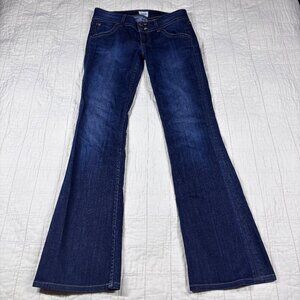 Hudson Womens 28 Signature Bootcut Jeans Dark Wash Classic Elm Y2K